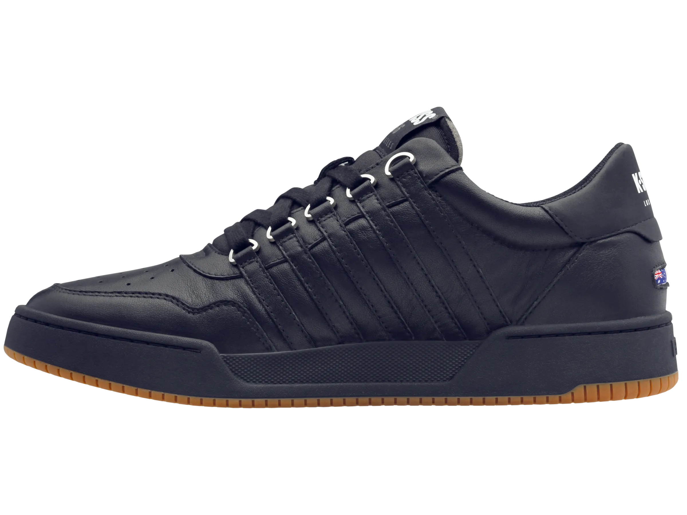 07252-001-M | LAWN COURT LTH | BLACK/BLACK