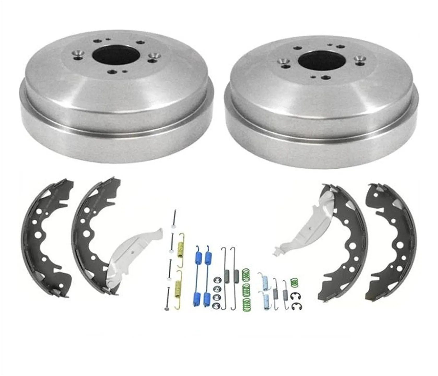 100% New Brake Drums & Shoes & Springs for Kia Sedona 2002 4pc Kit