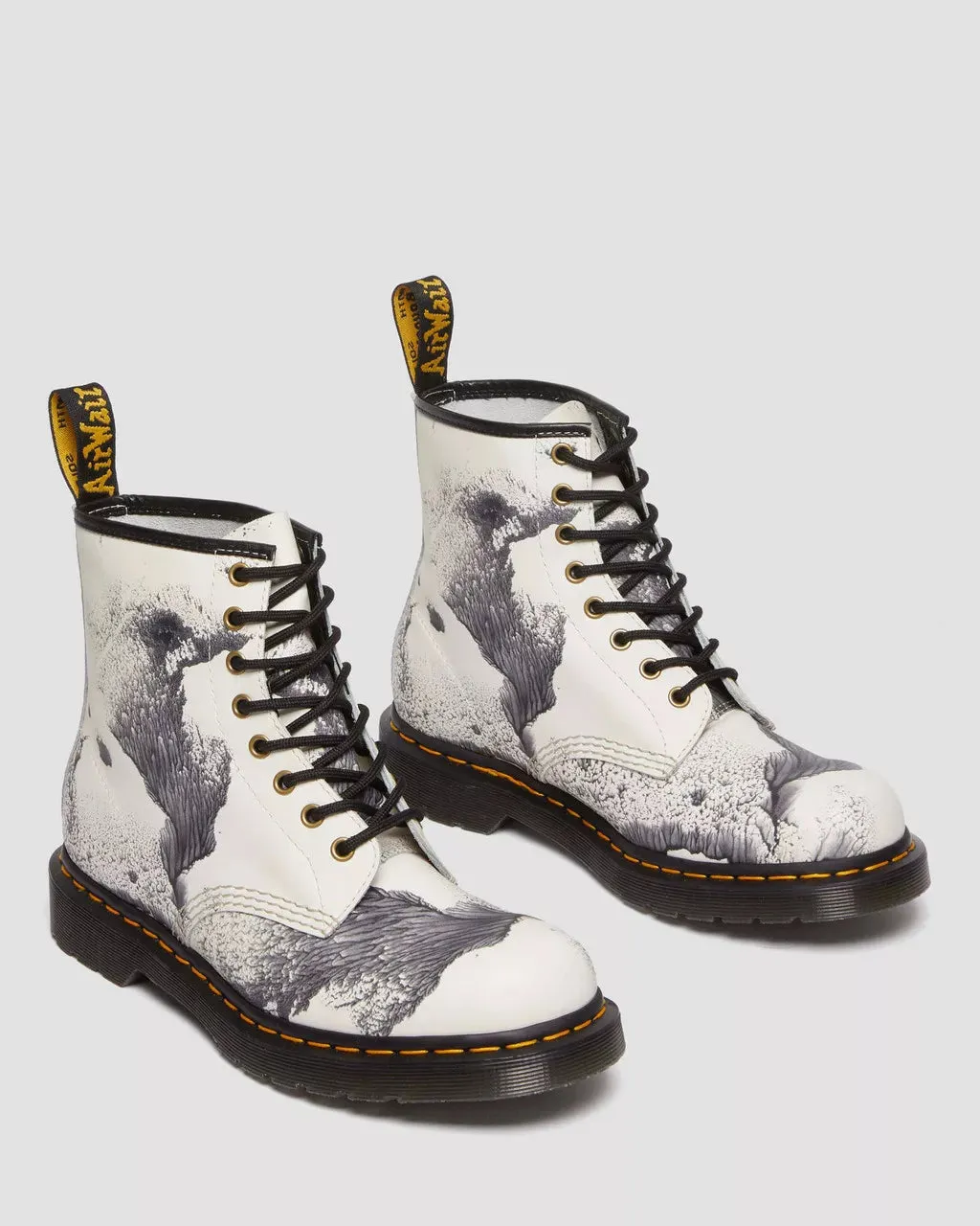 1460 Tate "Decalcomania"  Backhand Leather Lace Up Boots