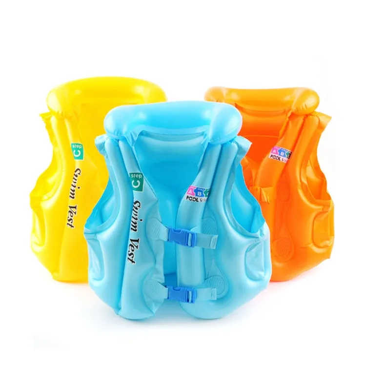 2 PCS B Code Float Inflatable Life Jacket Swimsuit, Size: Medium, Random Color Delivery
