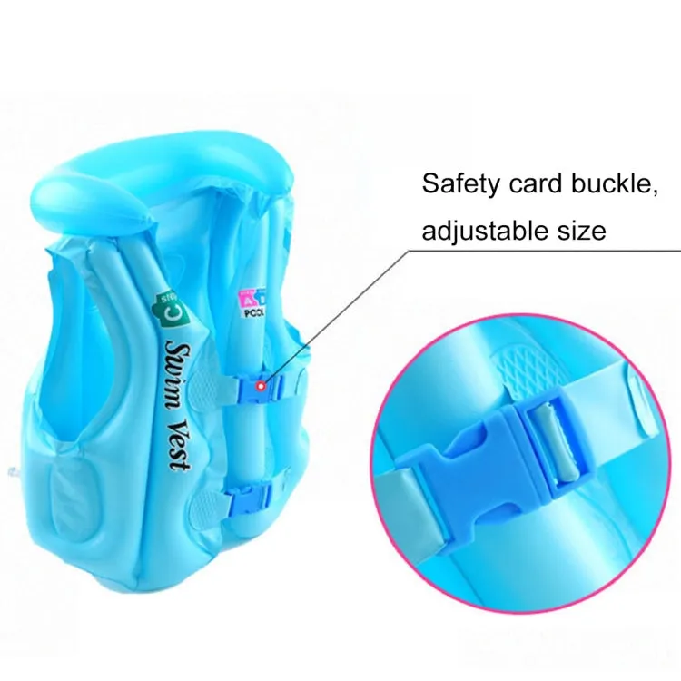 2 PCS B Code Float Inflatable Life Jacket Swimsuit, Size: Medium, Random Color Delivery