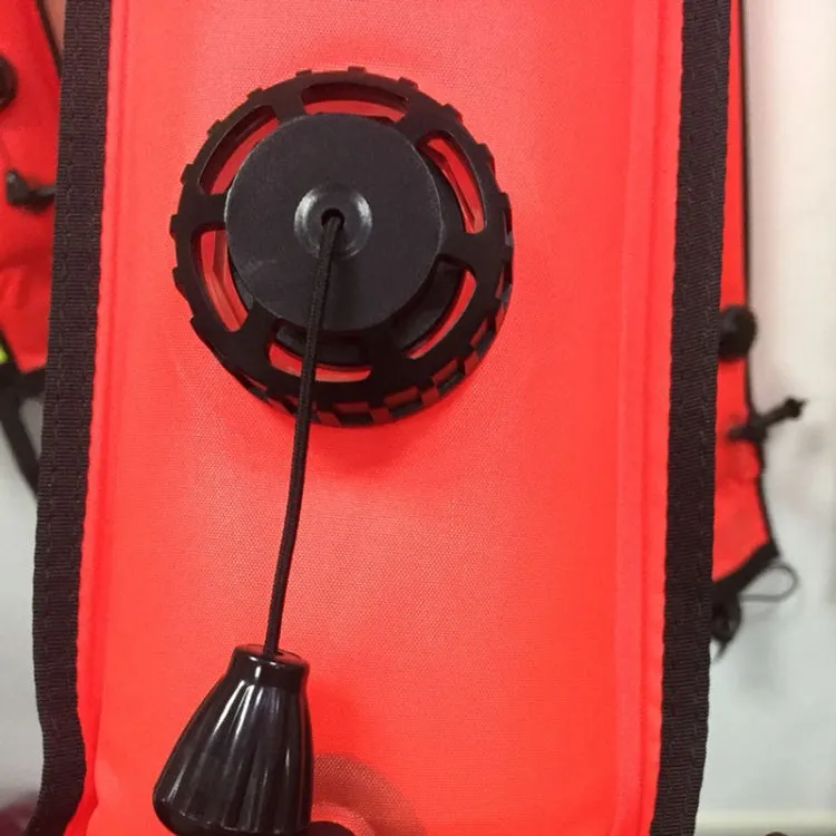 210D Nylon Automatic Seal Safety Signal Diving Mark Diving Buoy, Size:150 x 15cm(Fluorescent Red)