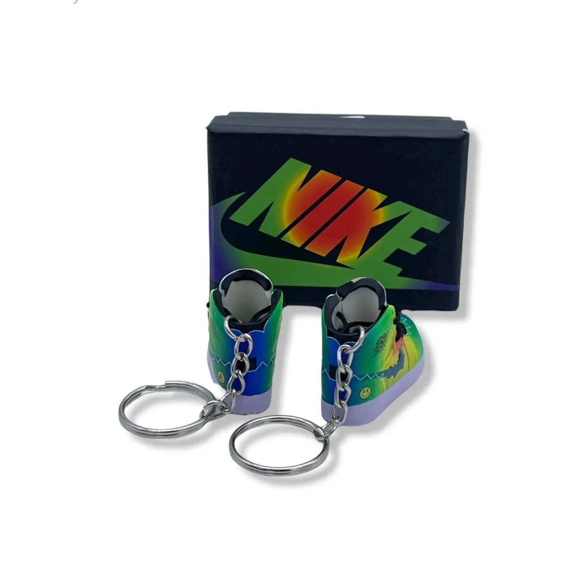 3D Sneaker Keychain- Air Jordan 1 High J Balvin Pair