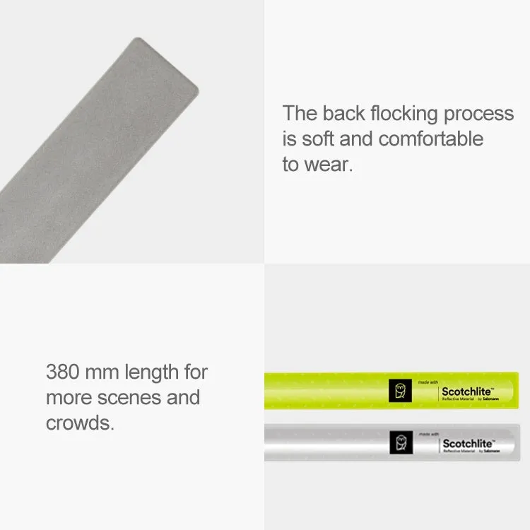 4 PCS Original Xiaomi Youpin Scotchlite Reflective Wristband Safety Reflective Wrist Belt