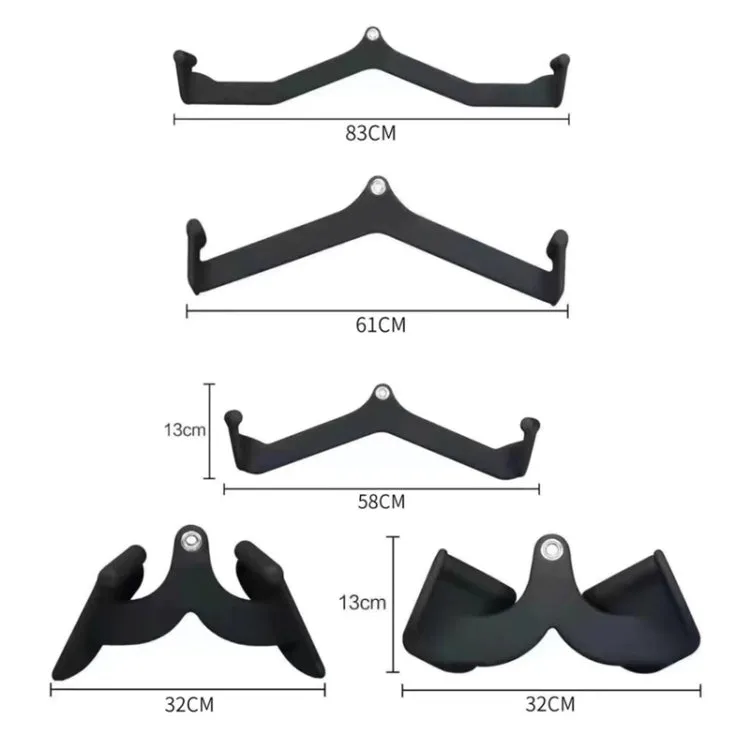 5 In 1 V-shaped Handles Attachments for Pulley and Lat Pulldown Machines