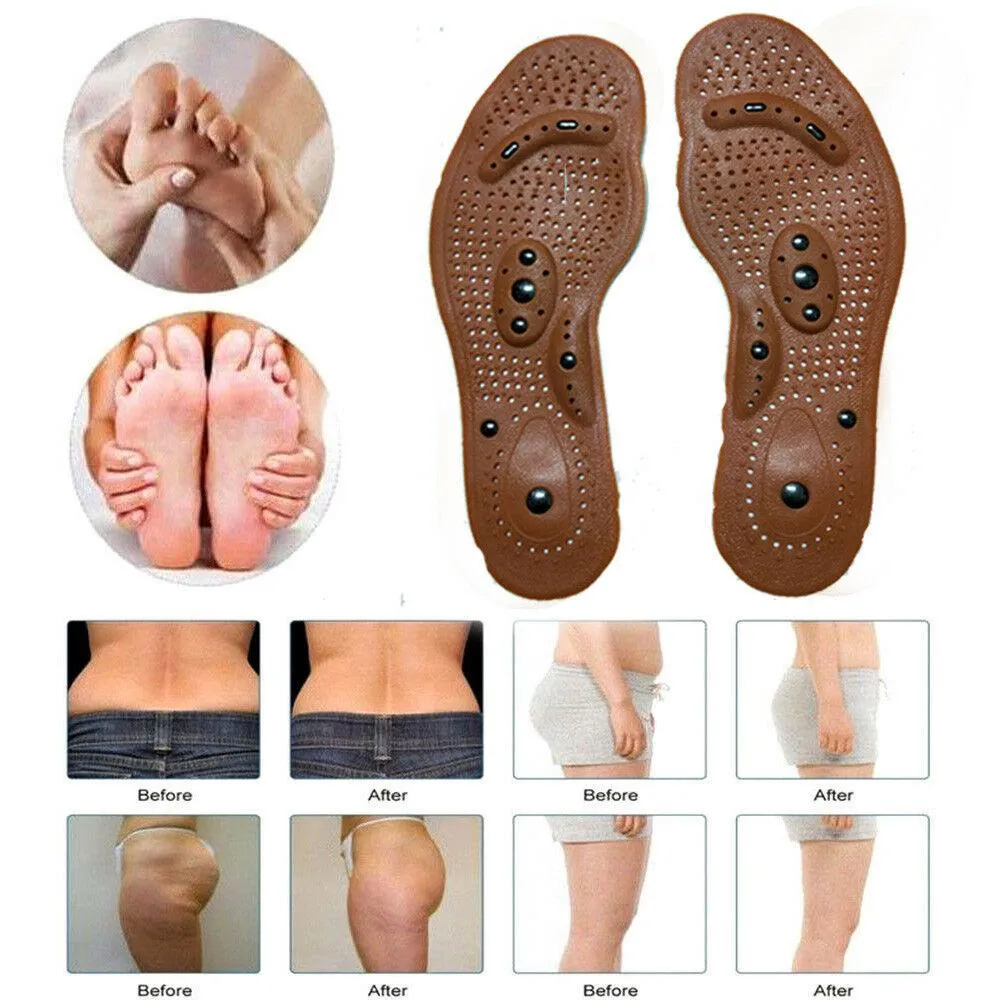 Acupressure Foot Insole - Magnetic Therapy - Stimulates Weight Loss!