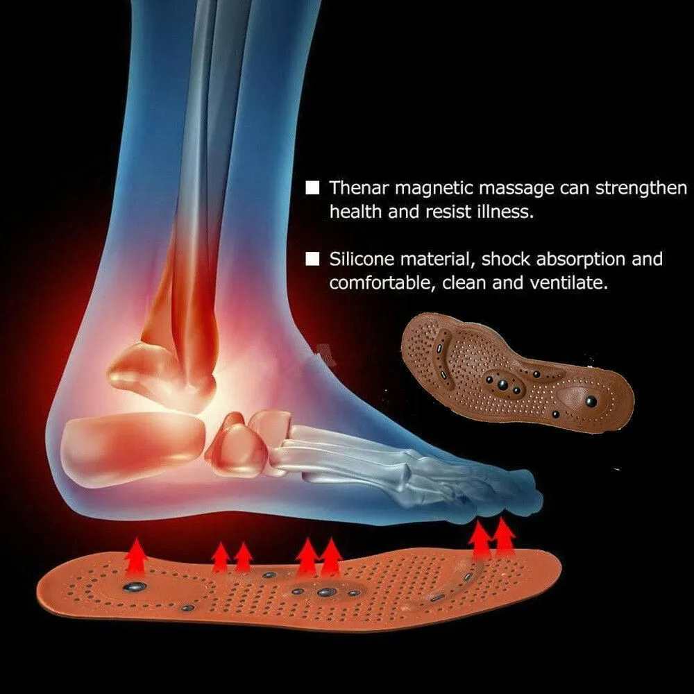 Acupressure Foot Insole - Magnetic Therapy - Stimulates Weight Loss!