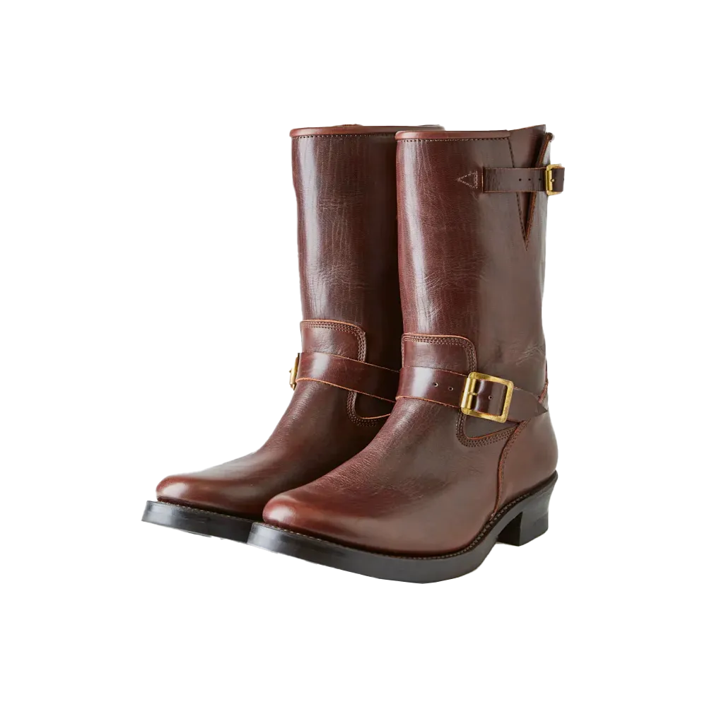 Addict Clothes - Horsehide Engineer Boot - Brown