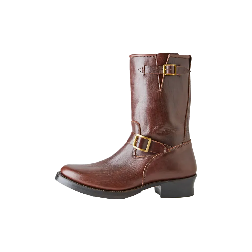 Addict Clothes - Horsehide Engineer Boot - Brown