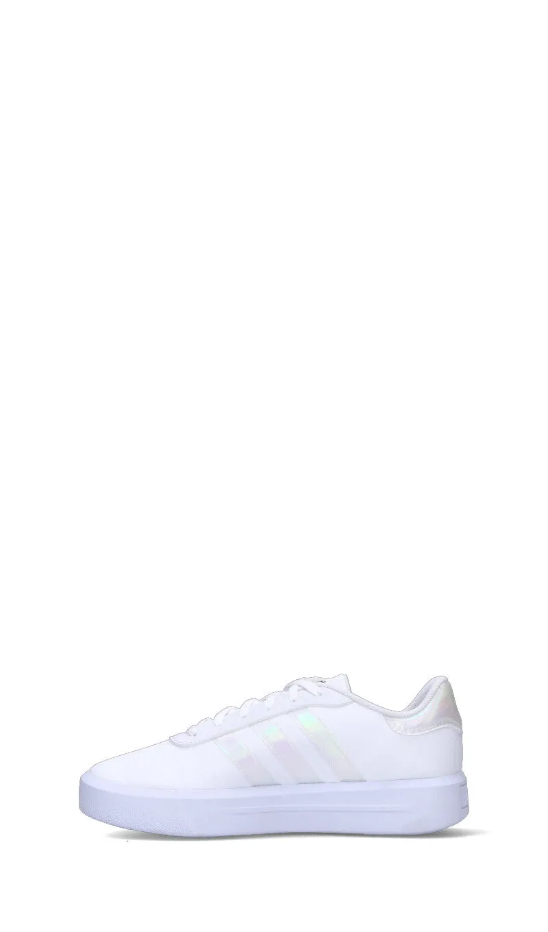 ADIDAS COURT PLATFORM Sneaker donna bianca/rosa