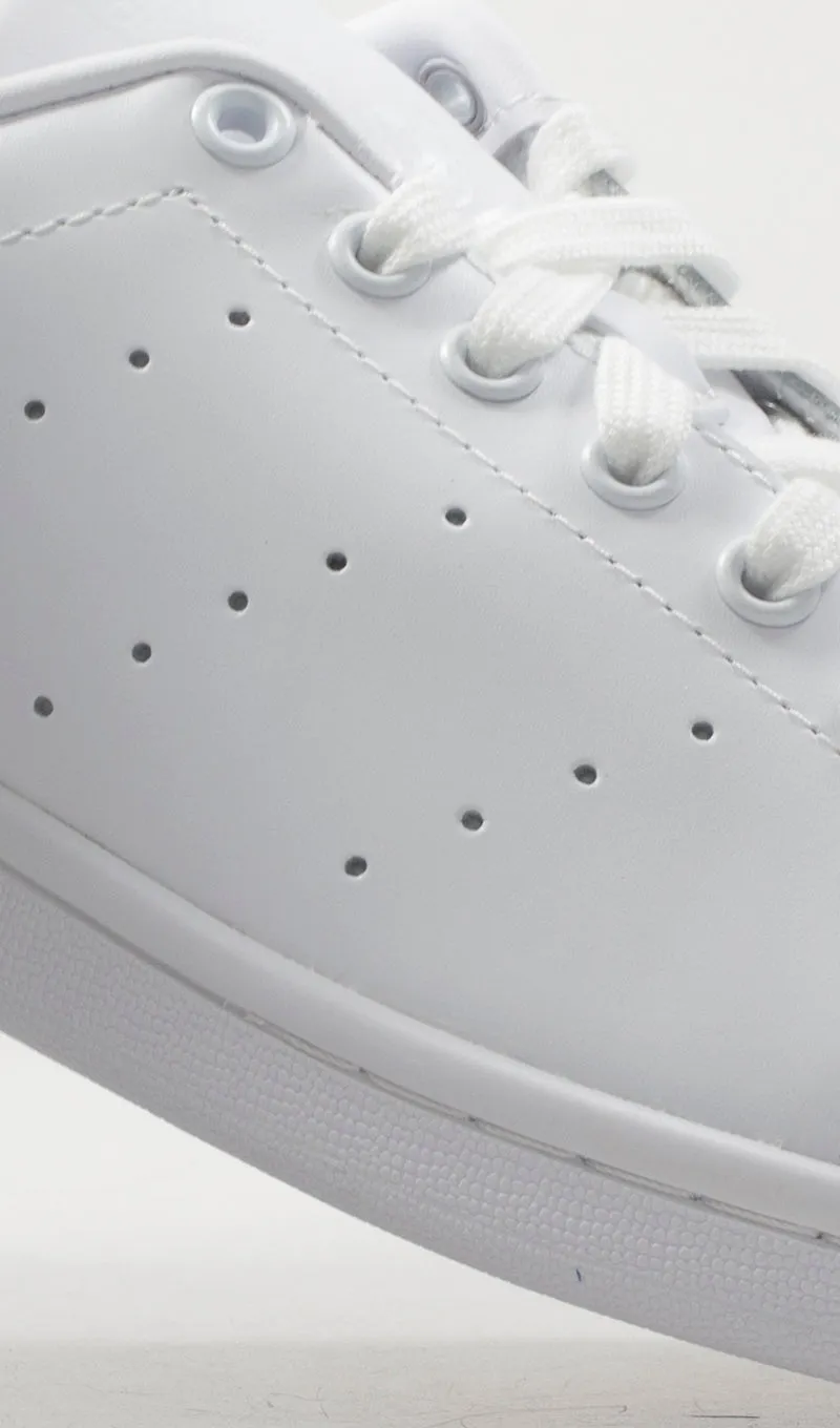 ADIDAS ORIGINAL STAN SMITH Sneaker donna bianca in pelle