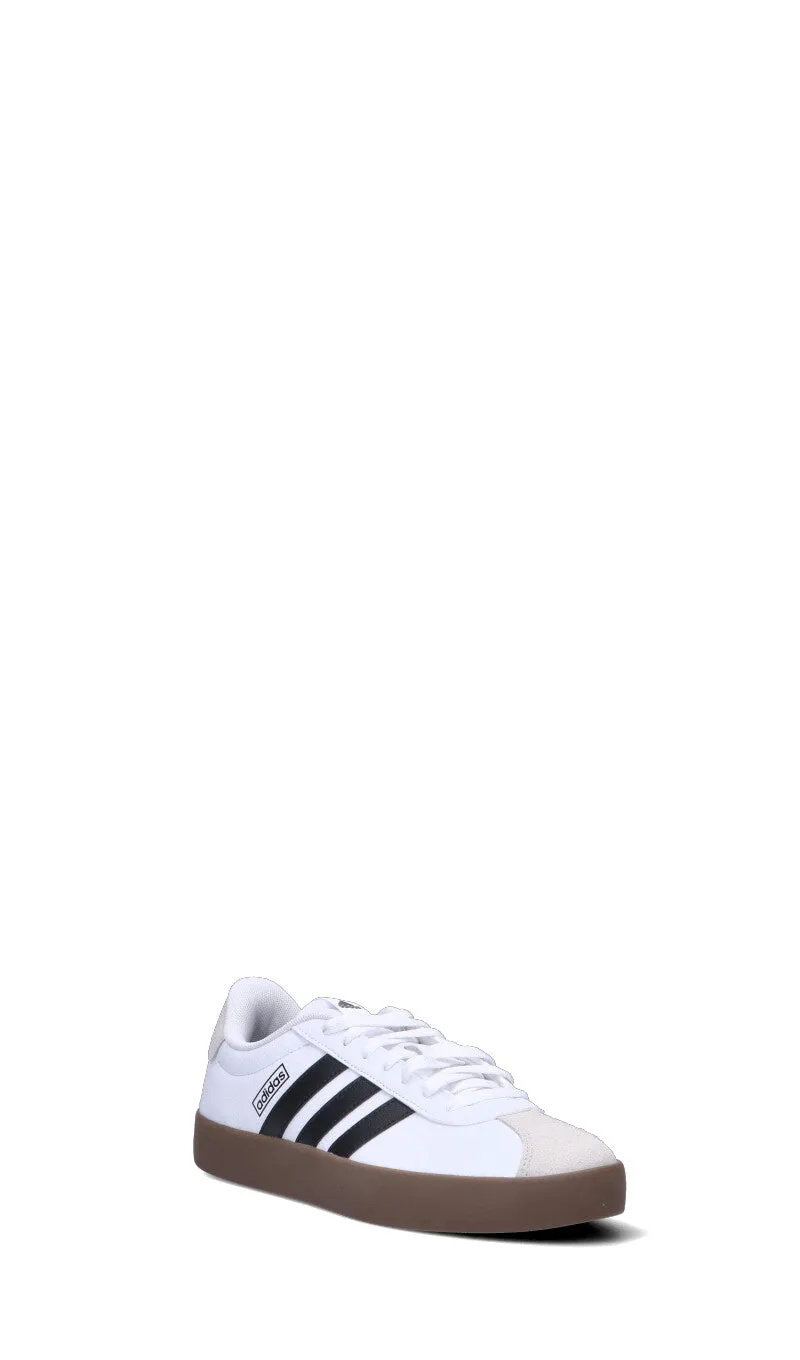 ADIDAS VL COURT 3.0 Sneaker uomo bianca/nera in pelle