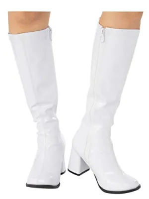 Adult GoGo Boot White 8