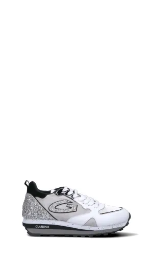 ALBERTO GUARDIANI Sneaker donna bianca/argento in pelle