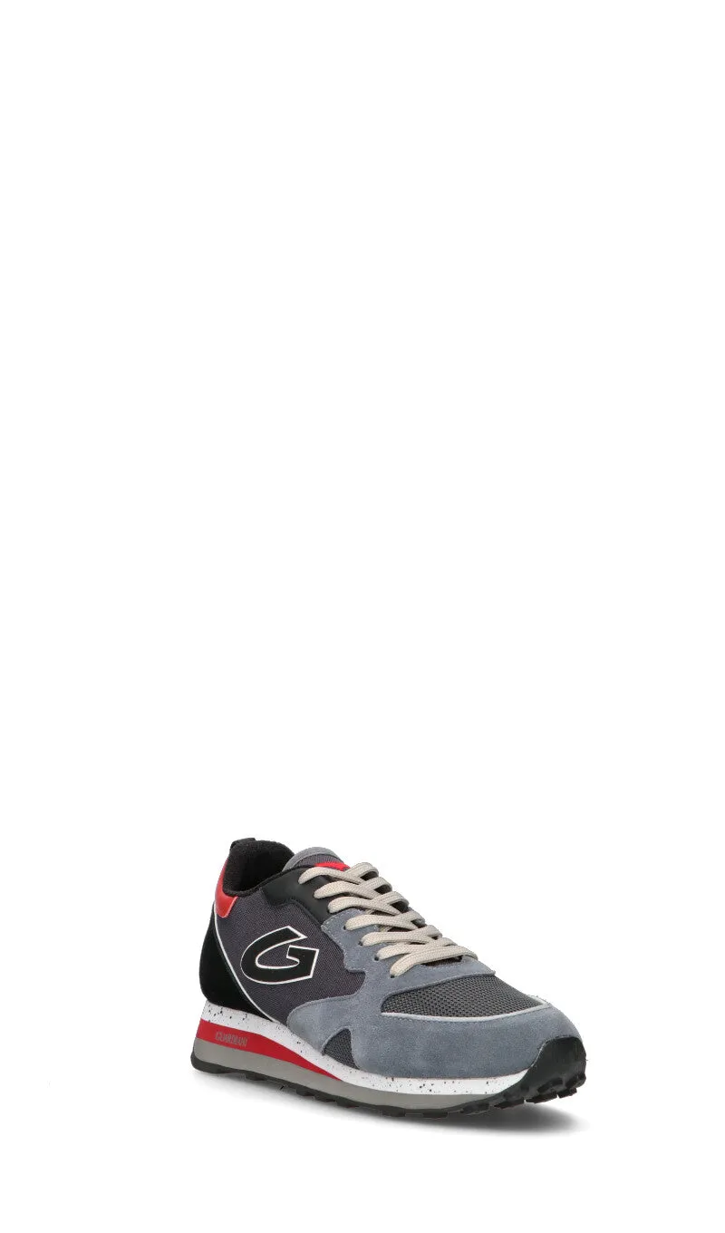 ALBERTO GUARDIANI Sneaker uomo grigia/nera in pelle