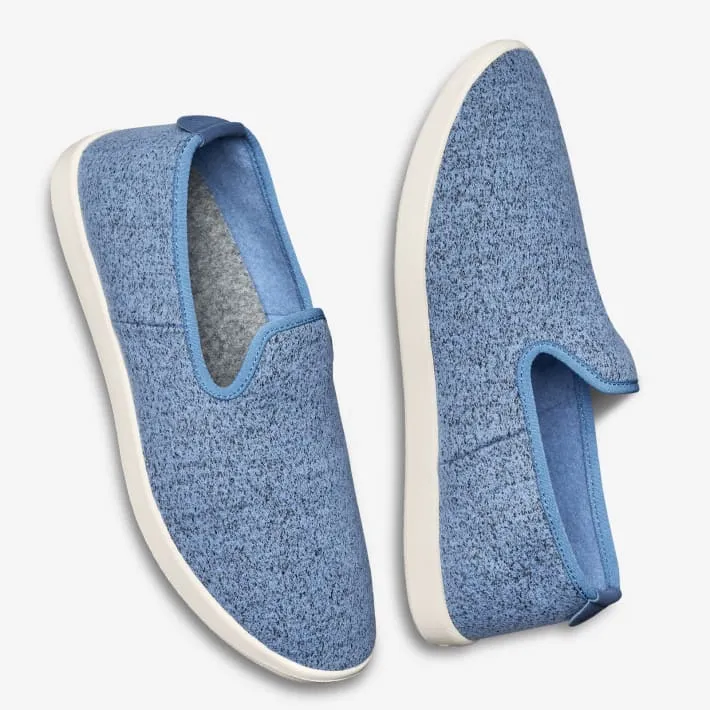 Allbirds Wool Loungers - CLASSICS: Sea Blue (Cream Sole)