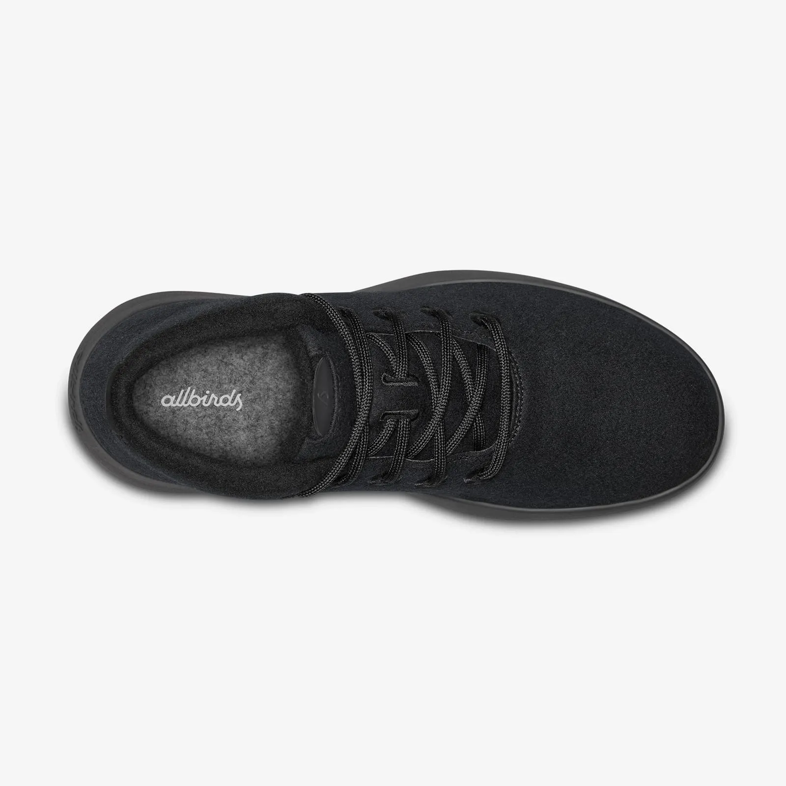 Allbirds Wool Runner-up Mizzles - LIMITED EDITION: Dark Black (Black Sole)