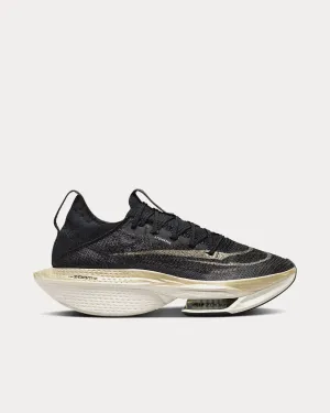 Alphafly 2 Black / Sail / Metallic Gold Grain Running Shoes
