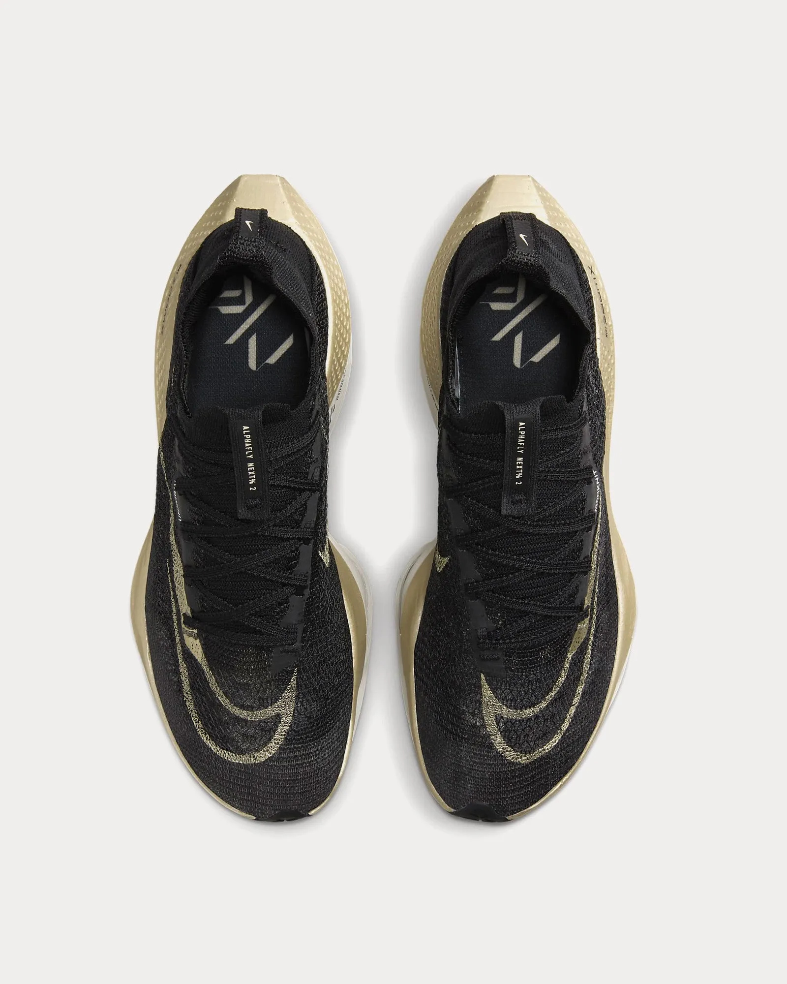 Alphafly 2 Black / Sail / Metallic Gold Grain Running Shoes
