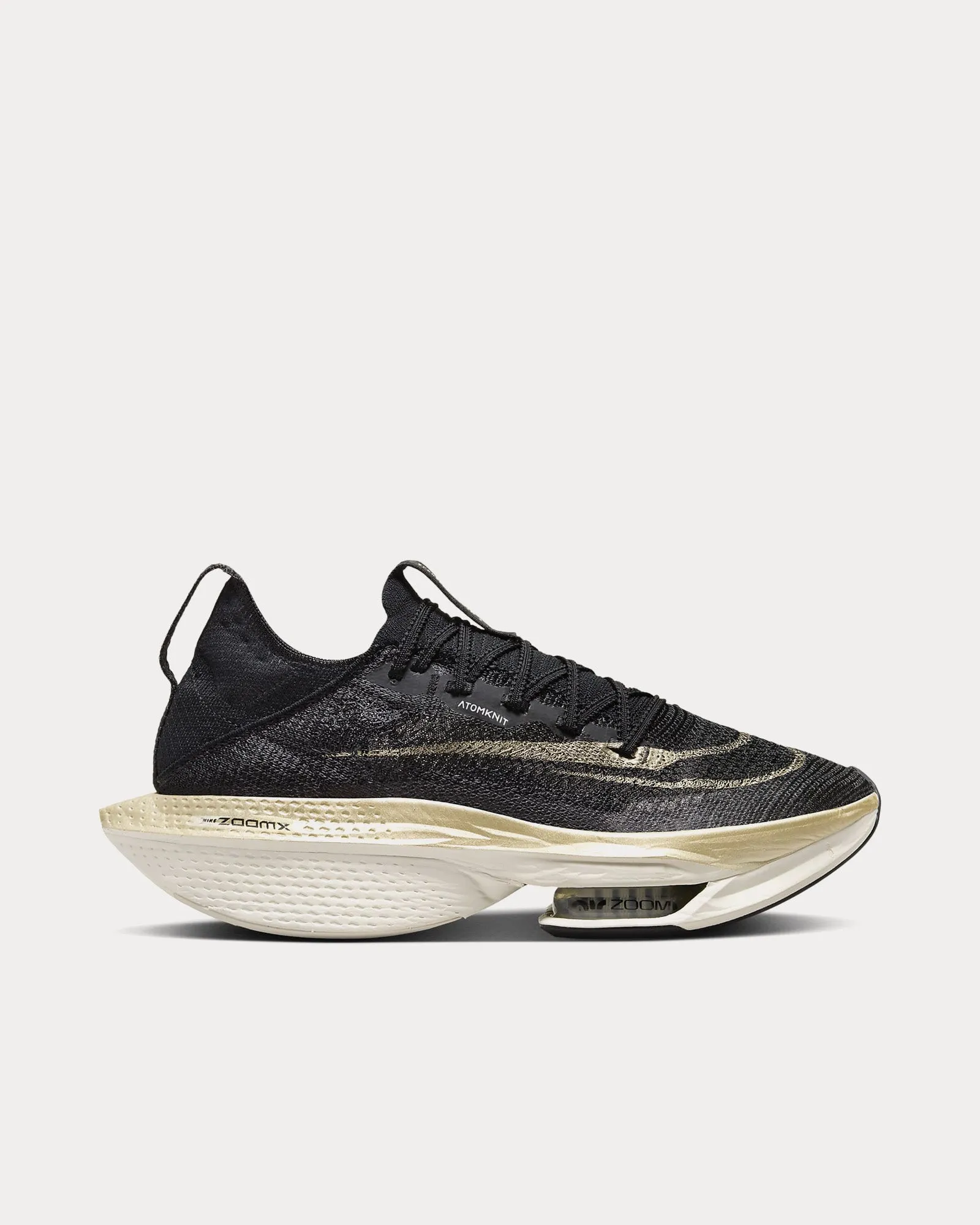 Alphafly 2 Black / Sail / Metallic Gold Grain Running Shoes
