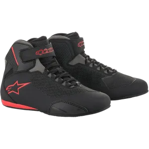 Alpinestars Sektor Vented Black/Gray/Red Shoes