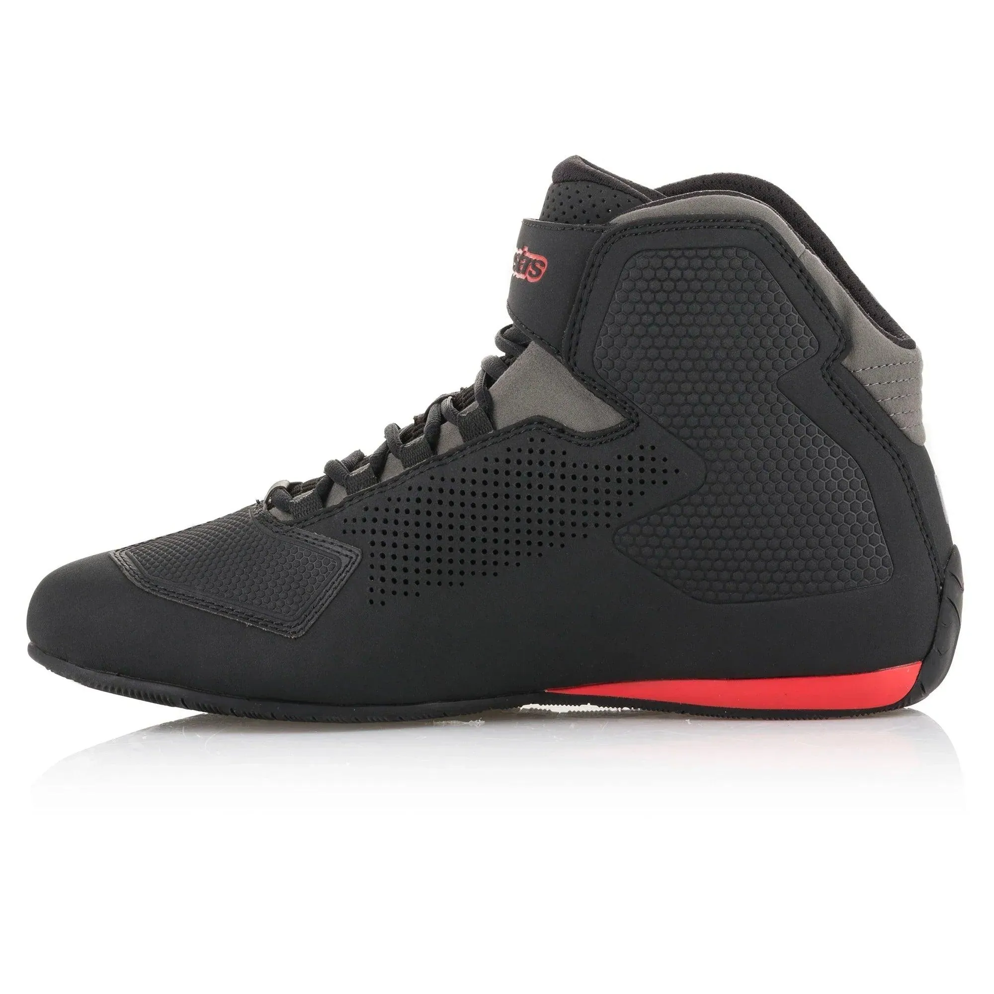 Alpinestars Sektor Vented Black/Gray/Red Shoes