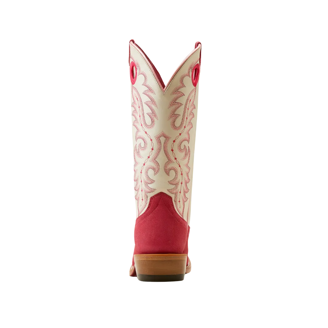 Ariat Women's Frontier Boon Western Deep Azalea Blanco Boots