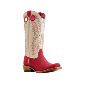 Ariat Women's Frontier Boon Western Deep Azalea Blanco Boots