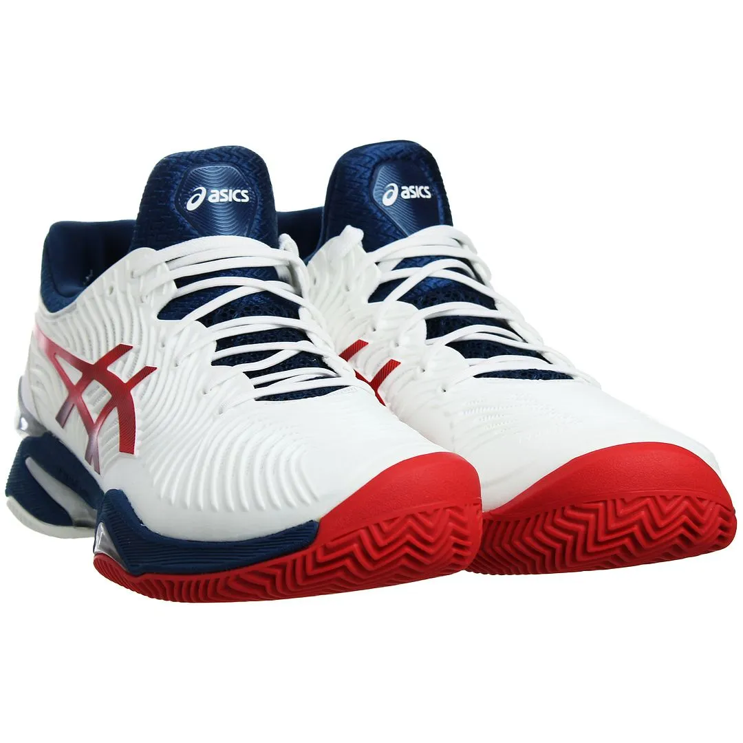 Asics Court FF 2 Clay Mens White Tennis Shoes