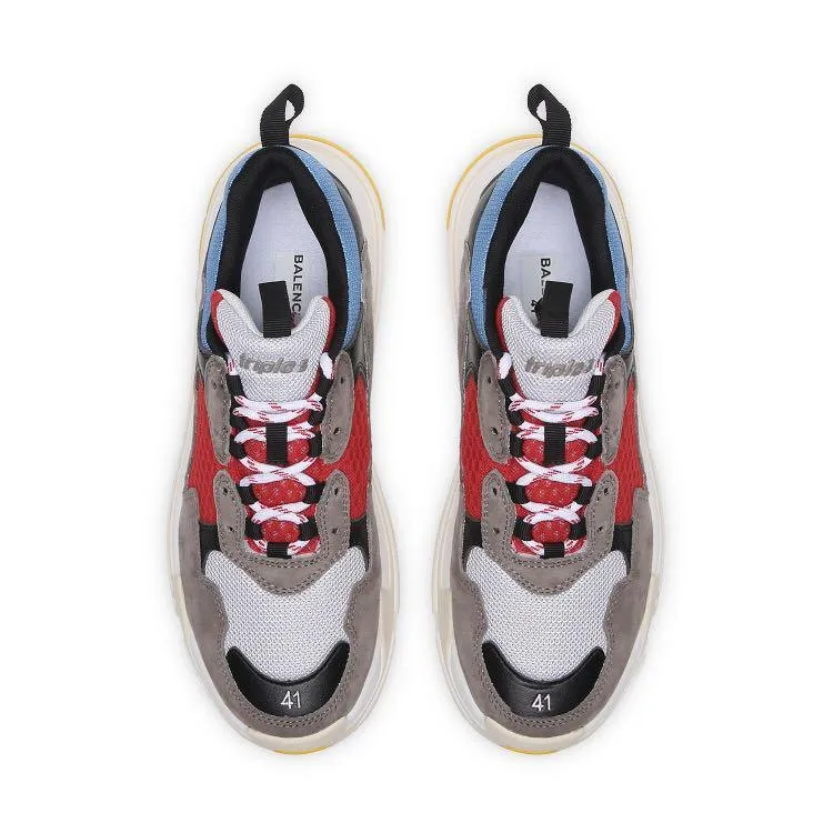 Balenciaga Triple S Gris Rojo Azul