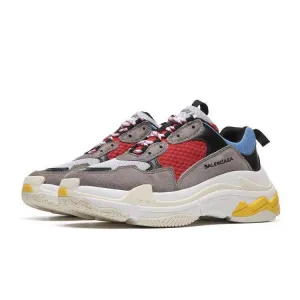Balenciaga Triple S Gris Rojo Azul