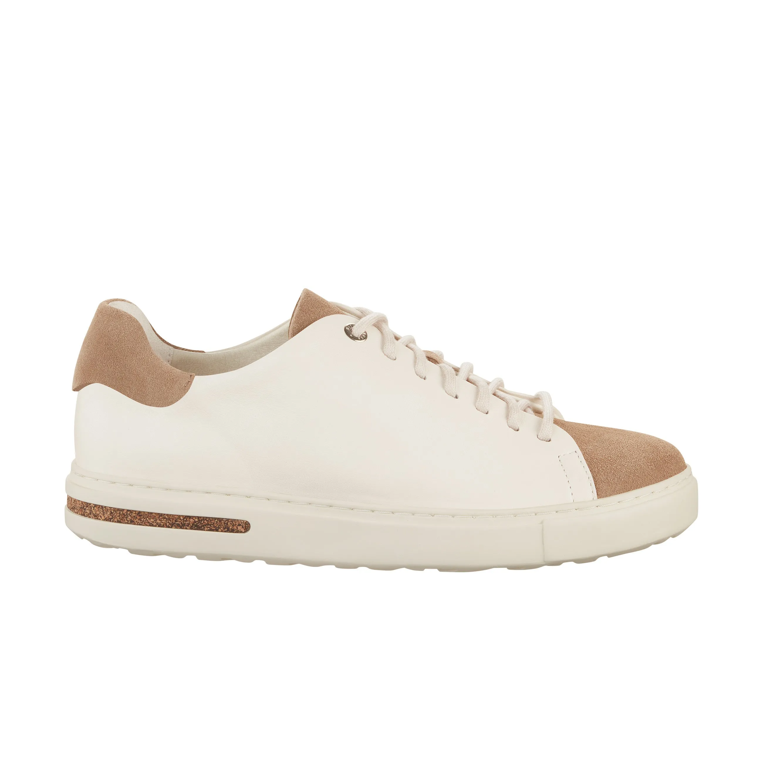 Bend Low Grey Taupe/Eggshell Smooth Leather