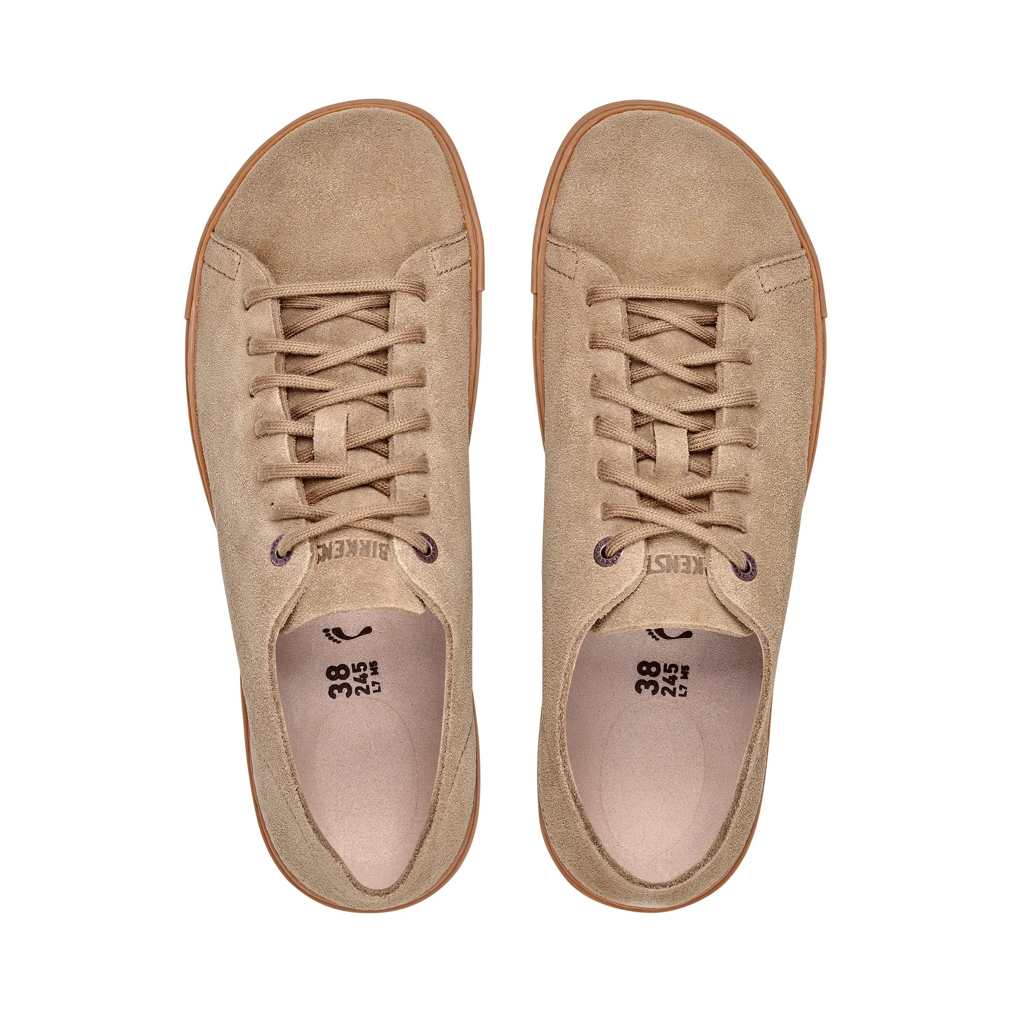 Bend Nubuck Leather in Taupe