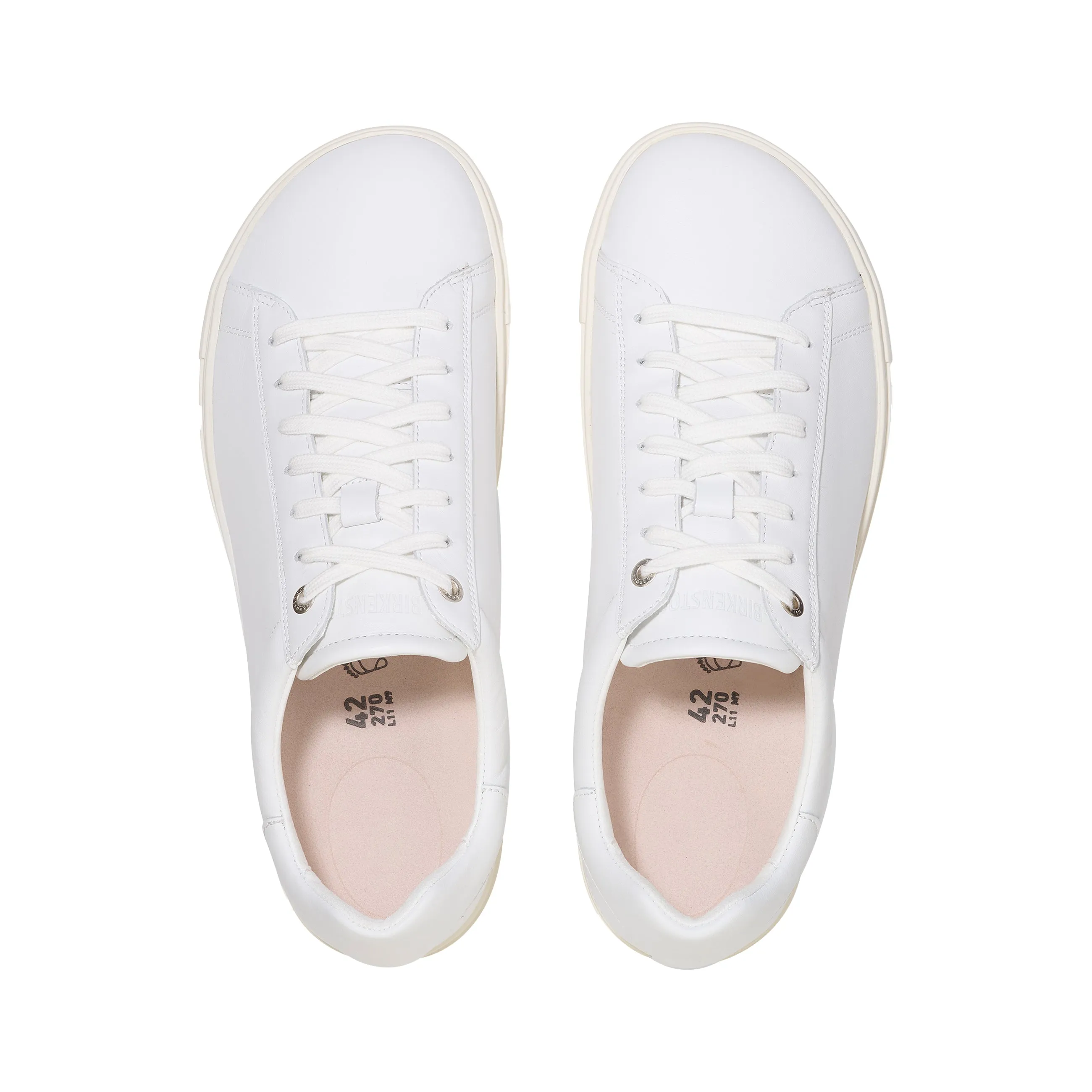 Bend White Smooth Leather