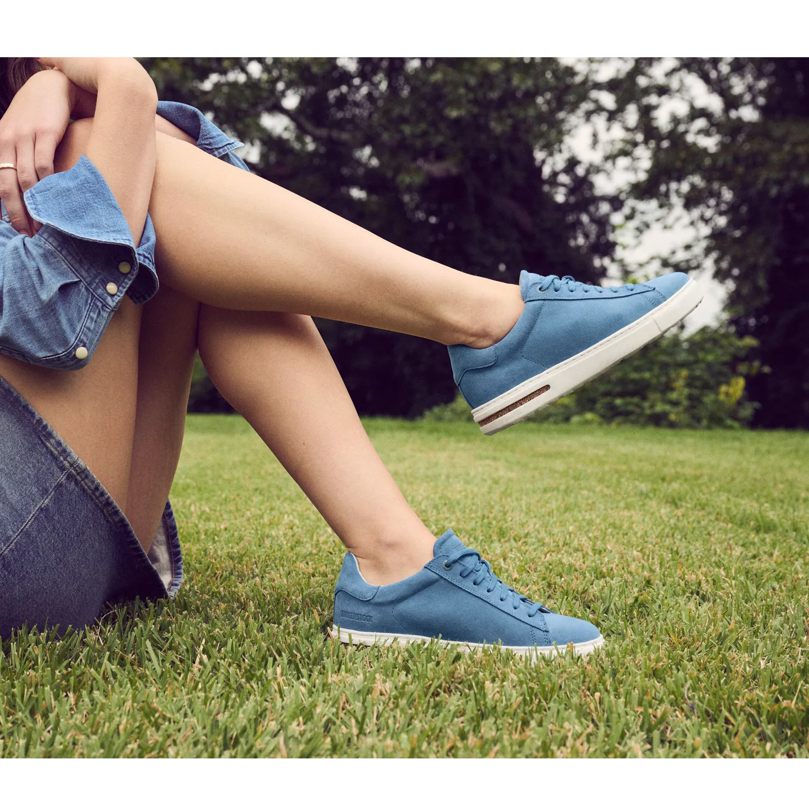 Birkenstock Bend Sneaker (Women) - Elemental Blue Suede