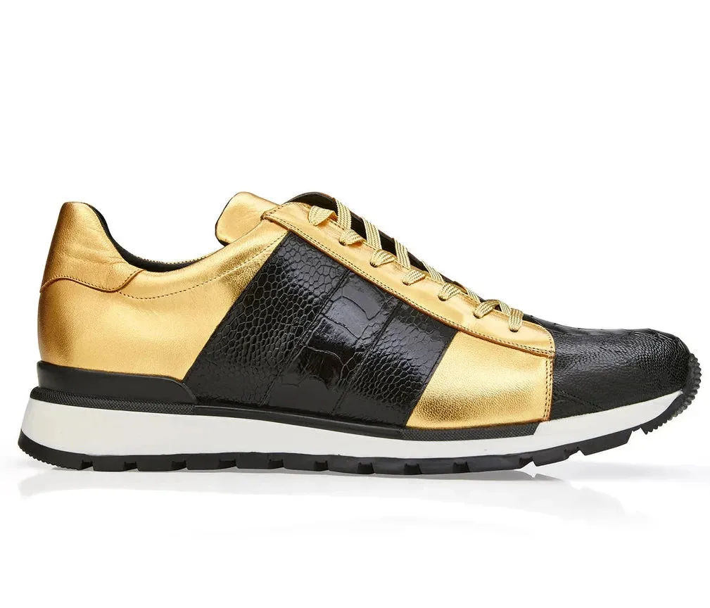 Blake Ostrich and Calf Sneaker by Belvedere