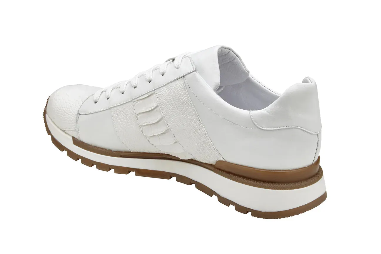 Blake Ostrich and Calf Sneaker by Belvedere