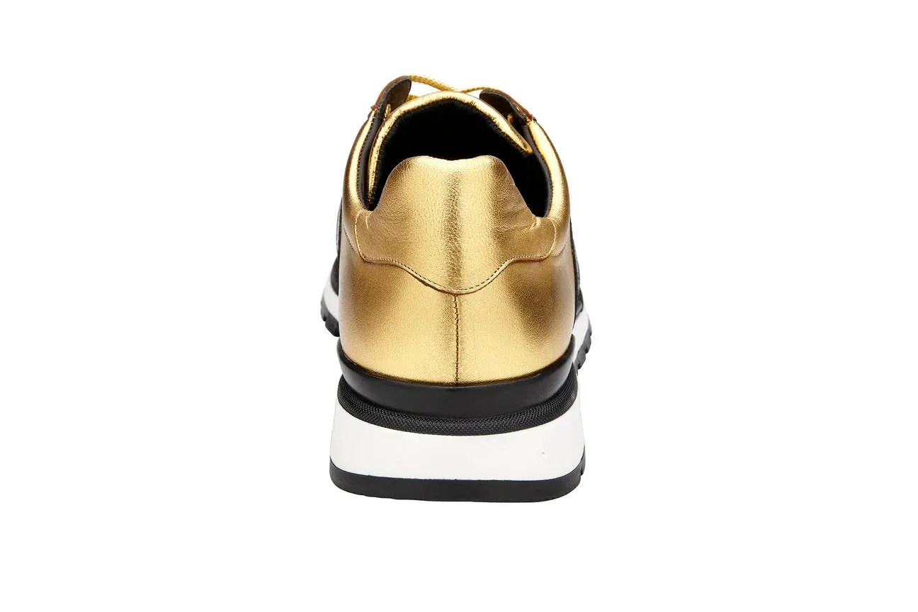 Blake Ostrich and Calf Sneaker by Belvedere
