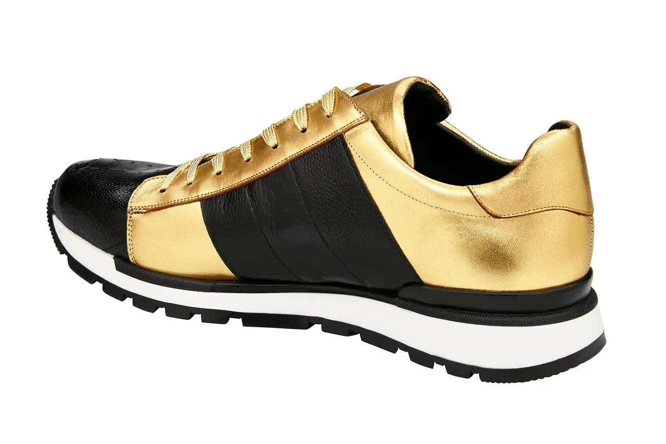 Blake Ostrich and Calf Sneaker by Belvedere