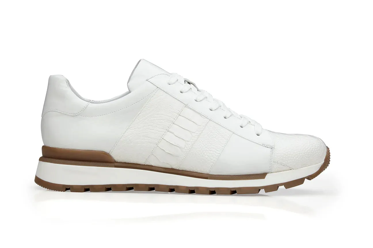 Blake Ostrich and Calf Sneaker by Belvedere
