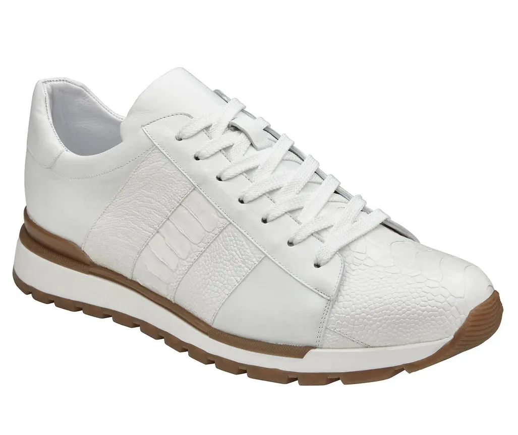 Blake Ostrich and Calf Sneaker by Belvedere