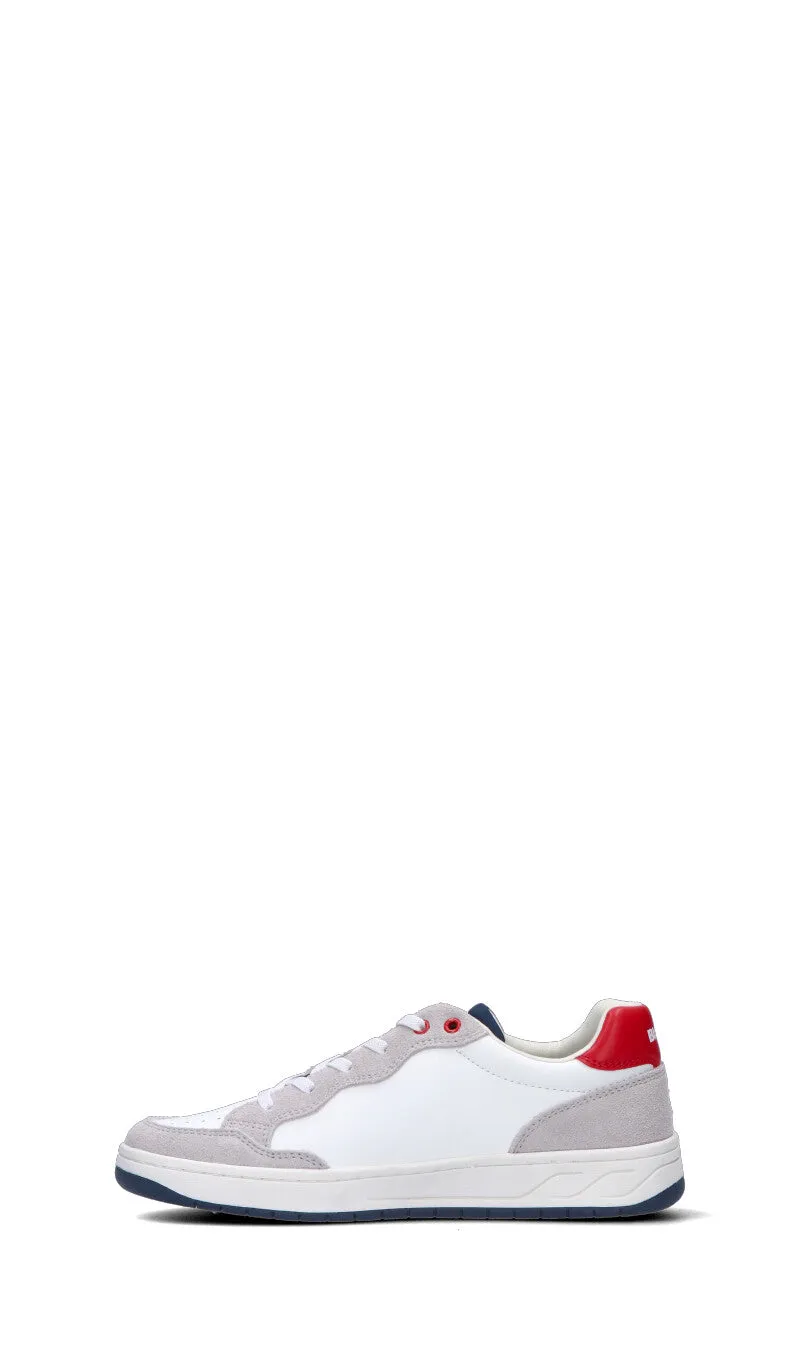 BLAUER Sneaker ragazzo/a bianca in pelle