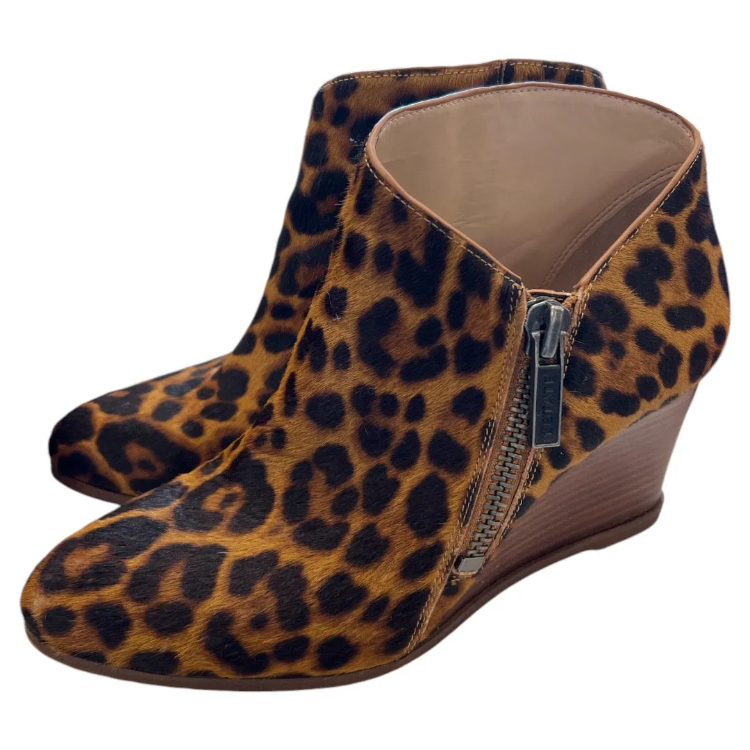 Boots Ankle Flats By 1.state In Animal Print, Size: 8.5