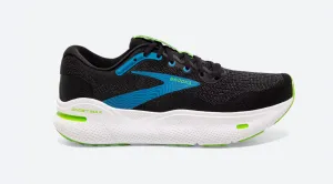 Brooks Mens Ghost Max Wide- Black/Atomic Blue/Jasmine (1104062E110)