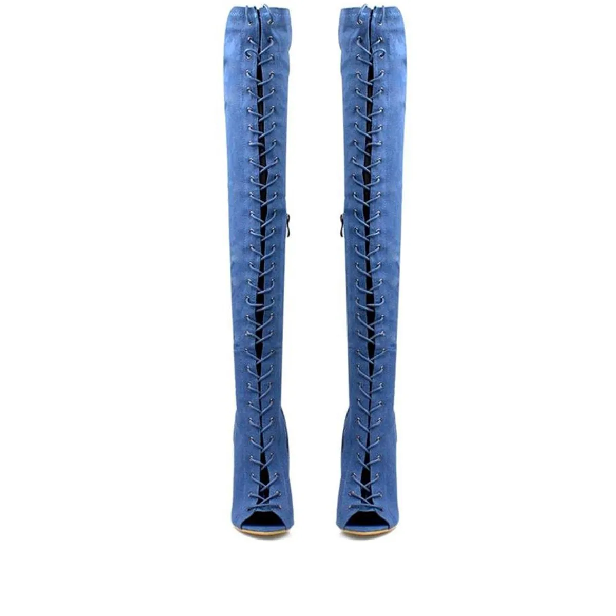 Camila Full Lace Up Over Knee Boot