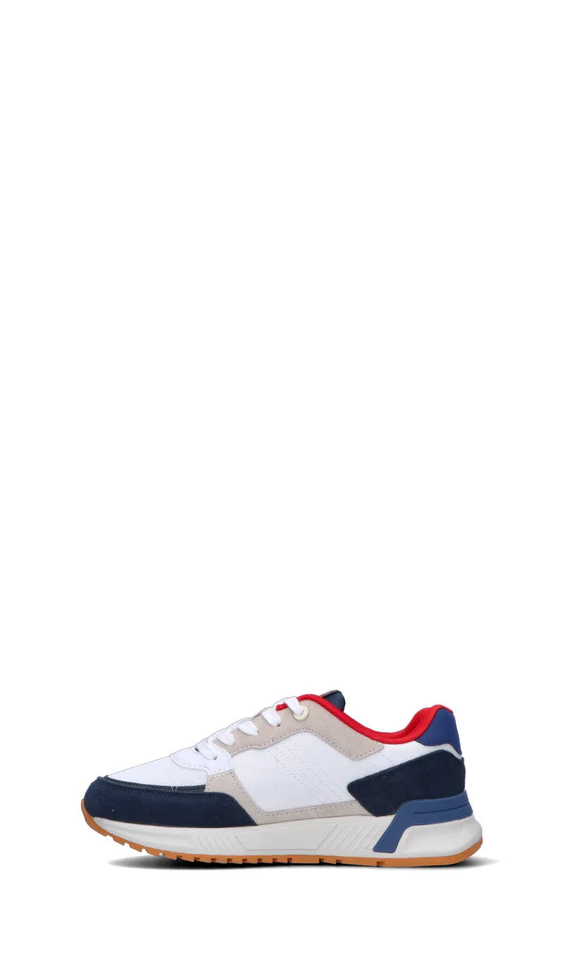 COLMAR Sneaker donna bianca/blu/rossa in suede