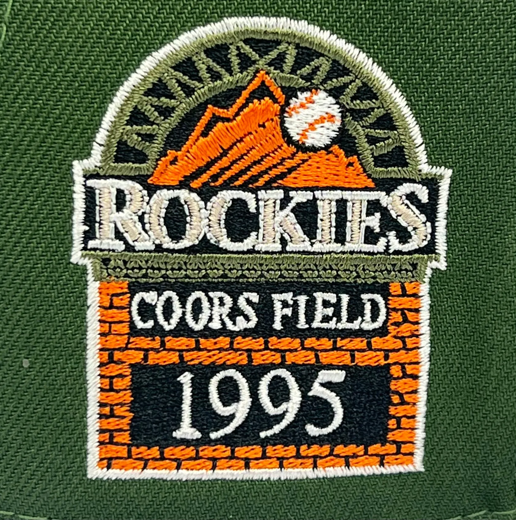 COLORADO ROCKIES (OLIVE) (1995 COORS FIELD) NEW ERA 59FIFTY FITTED