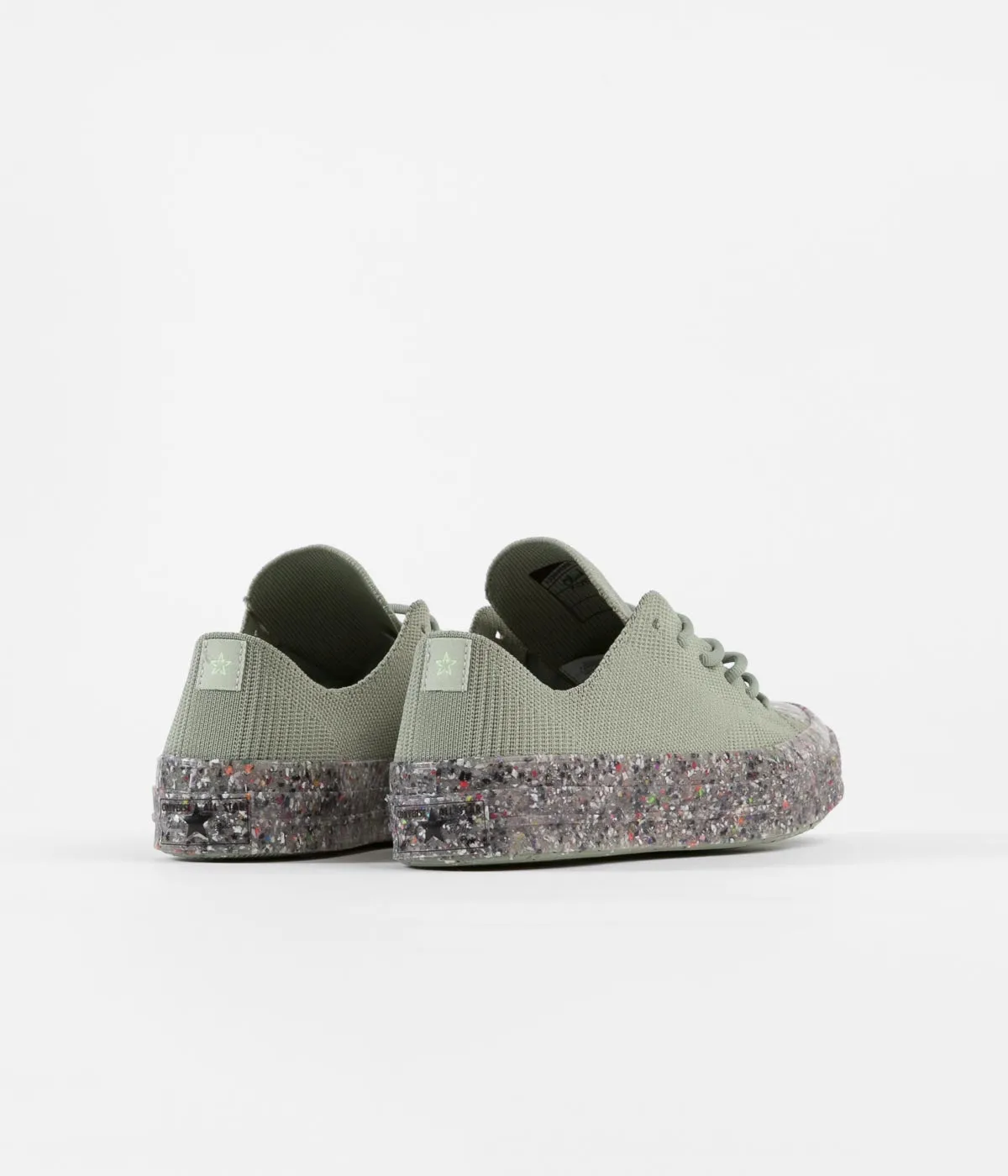 Converse Renew Chuck 70 Recycled Knit Shoes - Light Field Surplus / String / Barely Volt