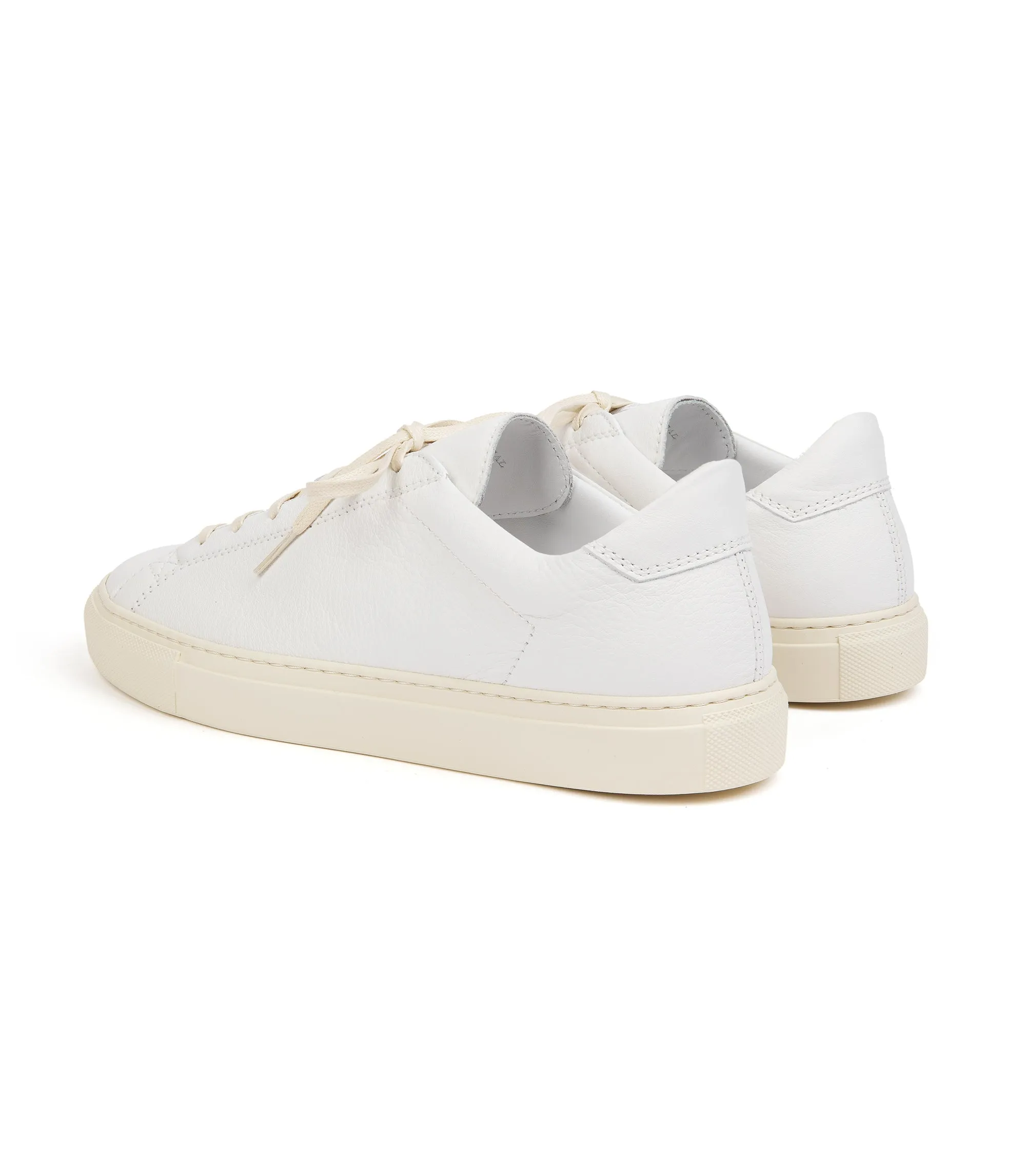 CQP Racquet Sr Leather Sneaker: Classic White