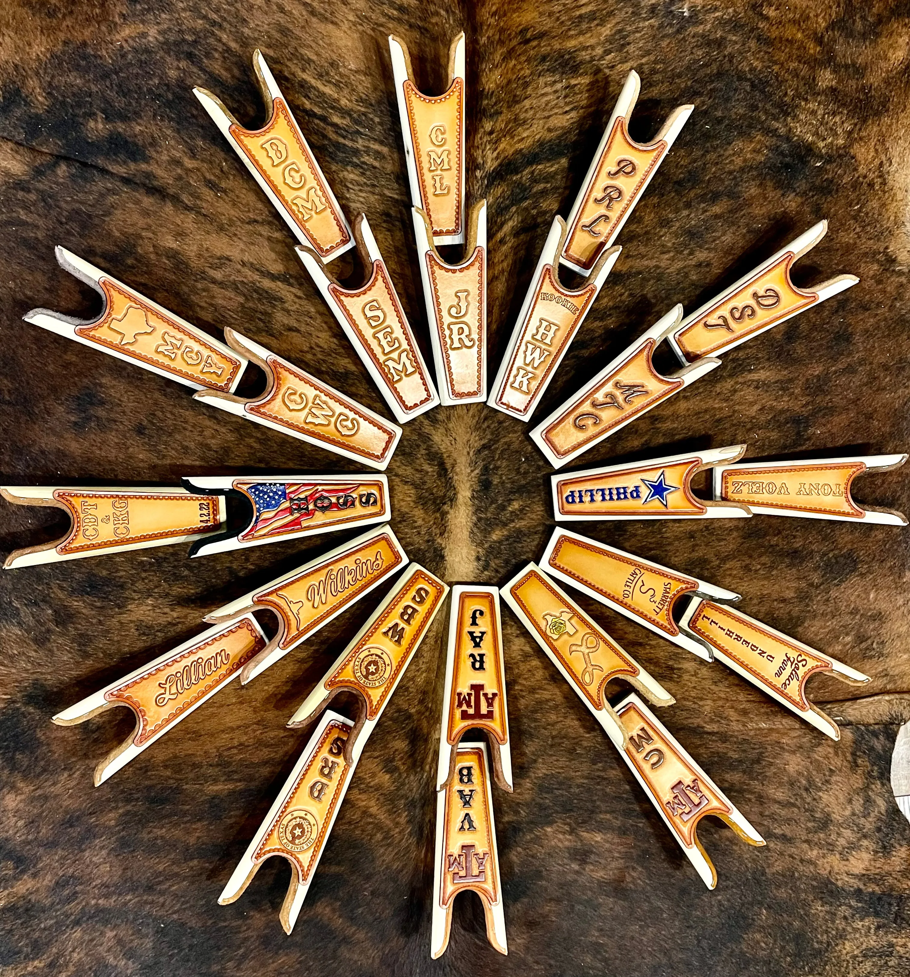 Custom Boot Jack (Hand-Tooled & Color)